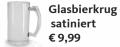 Glasbierkrug